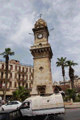 Uhrturm von Aleppo, April 2012