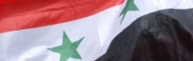 Bild von Demo: Syrische Fahne